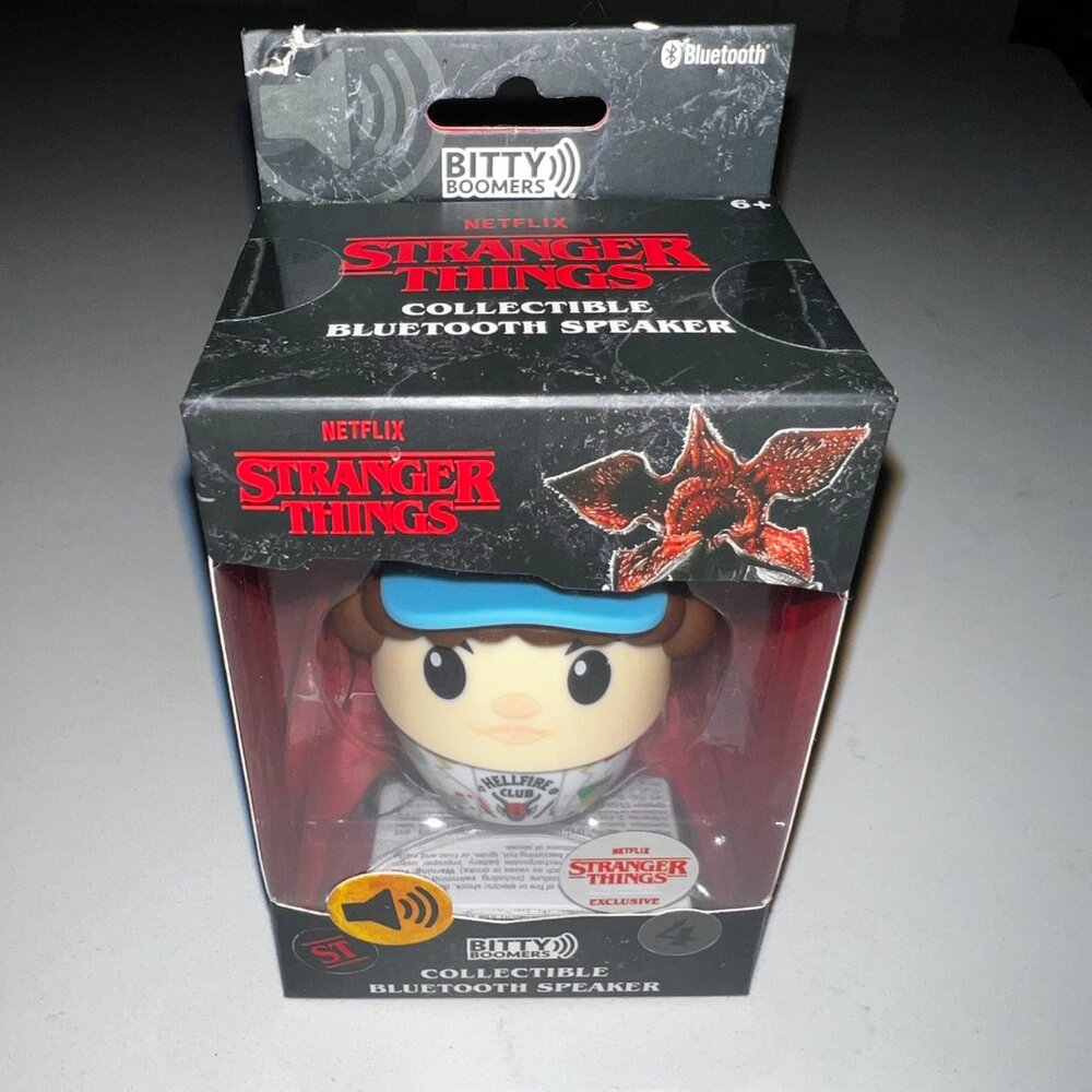 Bitty Boomers Stranger Things Exclusive Collectible Bluetooth Speaker Dustin